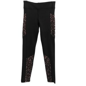 Aeropostale black and pink leggings